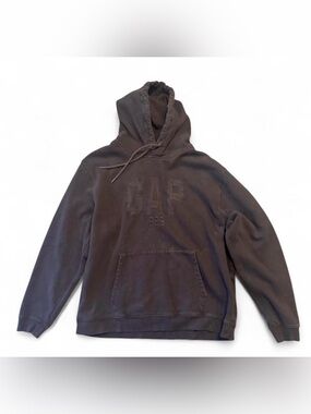 GAP Men's Pullover Hoodie in Dark Brown